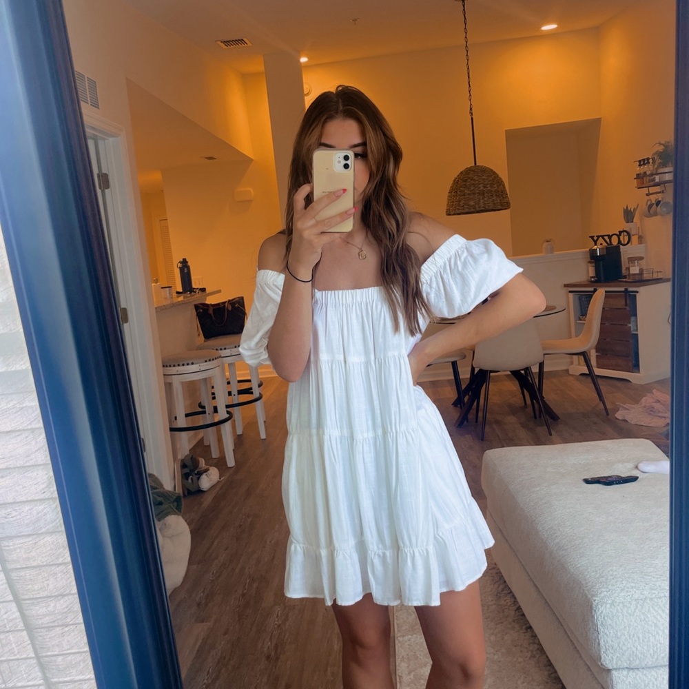 White dress